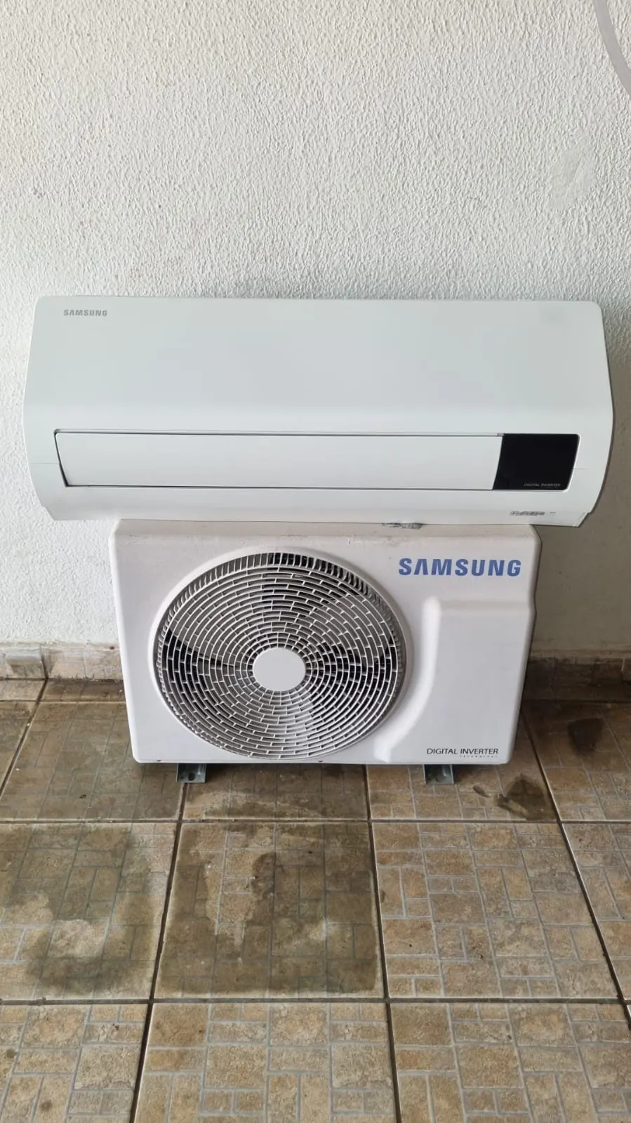 Samsung Digital Inverter instalação completa - UNITEK Refrigeração Goiânia